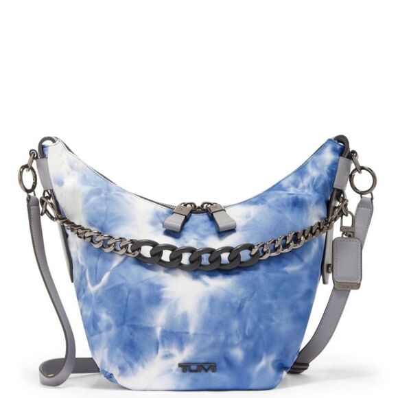 Tumi Voyageur Davenay Crossbody Bag- Blue Tie Dye